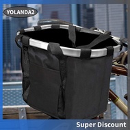 [yolanda2.sg] Cycling Bike Case Aluminum Frame Bicycle Front Basket Foldable MTB Bicycle Parts