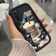 Case For Xiaomi Redmi Note 8 8 Pro 8T Summer Coffee Phone Three-Color Silicone Shockproof