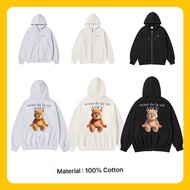 Acme de la Vie White Basic Logo Zip-Up Hoodie - Available Through Proxy