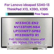 13.3-inch IPS Laptop LCD Screen N133HCE-EN2 fit NV133FHM-N64 LP133WF7-SPB2 M133NWFD R1 for Lenovo Th