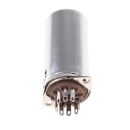 [whfashionkk] GZS9-F2-D-55 9Pin Vacuum Tube Socket Tested w/ 40mm for ECC83 ECC82 6n11