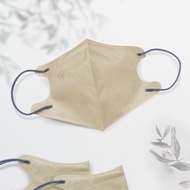 天心/醫療口罩/成人立體10入/莫蘭迪系列/奶茶