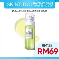 SKINTIFIC 2% Salicylic Acid Anti Acne Serum Spot Scars Treatment Brightening Face Serum (50ml)