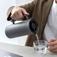 【孔雀Peacock】1.0L 時尚保溫壺 / 不鏽鋼水壺 / 桌上壺 -水泥灰