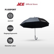 Passport 115 Cm Eva Stick UMBRELLA - BLACK