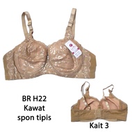 BR H22 Thin sponge wire bra size 38,40,42