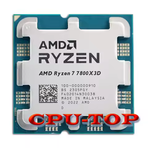 AMD Ryzen 7 7800X3D R7 7800X3D 4.2 GHz 8-Core 16-Thread CPU Processor 5NM 96M 100-100000910 Socket A