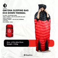 BOGABOO OMYSHA sleeping bag ECODOWN THERMAL FP 600 multifunctional - synthetic down sleeping bag