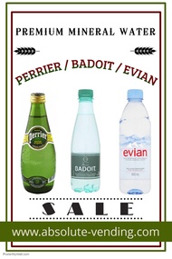 EVIAN / PERRIER / VOLVIC PREMIUM MINERAL WATER CARTON - FREE DELIVERY WITHIN 3 WORKING DAYS!