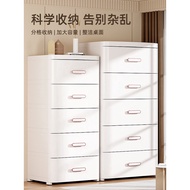 peach Thickened drawer-type storage cabinet, living room storage cabinet, multi-layer snack storage cabinet