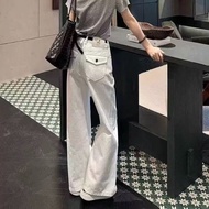 White Long Pants White DenimWanita Pants ImportedWanita C0058