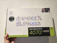 放MSI RTX 4070 Ti SUPER GAMING X SLIM WHITE 白 有單有保