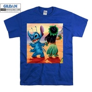 Nice Styles Mens Tshirt Lilo And Stitch Retro Regular Short Sleeve