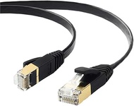 Edimax Pro-Grade CAT7 Shielded Flat Ethernet Cable -U/FTP Design EA3 Series - 10Gbps 600Mhz Throughp