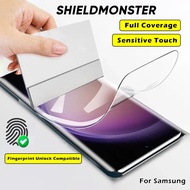 Shieldmonster Full Coverage Soft Hydrogel Screen Film for Samsung S24 Ultra Note 20 Ultra S20 S10 S1