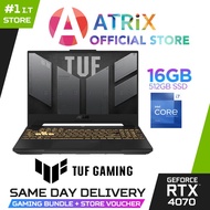 Express DeliveryASUS TUF Gaming F15 FX507VI-LP072W 15.6" FHD 1920x1080 144Hz Core I7-13620H GeForce RTX 4070 16GB DDR5 512GB SSD Win11 Home 2 Warranty