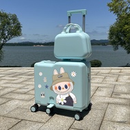 Beg Bagasi Terlaris untuk Kanak-kanak, Tunggangan, Bagasi Bergolek Perempuan, Beg Bawa 20-Inci, Beg 