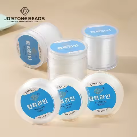 1Roll Transparent Elastic Crystal Line Beading Cord String Wire Thread For Jewelry Making DIY Neckla