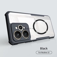 Realme 15 Magnetic Attraction Phone Case for Realme 15 15T 14 13 12 Pro+ Plus 12X 14T 14X 5G 4G Wire