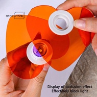 honeypanda Orange Acrylic Light-blocking Baffle For Straight-shaped Nail UV Lamp Protective Goggles 