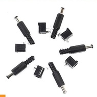 Combo of 10 DC Jacks 5.5*2.1/5.5*2.5/3.5*1.3(5 Male Jacks + 5 Female Jacks)