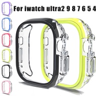 Cover for iWatch Ultra 2 49MM 41mm 45mm Silicone Case Frame Protective Bumper Rubber iWatch Series 9 8 7 6 5 4 SE 44MM 40MM