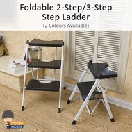 Foldable 2-Step / 3-Step Ladder