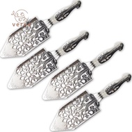 4PCS Stainless Steel Absinthe Spoons Drinking Filter Hollowed Out Spoon Vintage Absinthe Spoon