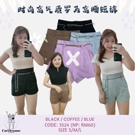 3524 January 高品质气质显瘦罗马高腰短裤 (HIGH WAIST SHORT) READY STOCK