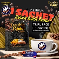 PROMOSI TRIAL PEK KOPI TONGKAT ALI DOUBLE ROOT COFFEE AKAR KAYU ASHWAGANDHA MACA TONGKAT ALI