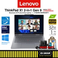 Lenovo ThinkPad X1 2-in-1 Gen 9 - Intel Core Ultra 7 155U - Intel Graphics - 32GB RAM - 1TB SSD (3Yr
