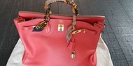 Hermes Birkin 40  CCT5 Rose Jaipur Togo