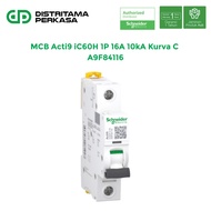 Scneider MCB Acti9 iC60H 1P 16A Kurva C - A9F84116