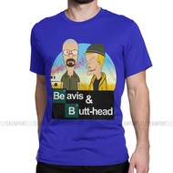 Breaking Beavis เสื้อยืดผู้ชาย Beavis และ Butthead 90Sเสื้อยืดลายการ์ตูนเพลงตลกเสื้อผ้าขนาดพิเศษเสื้