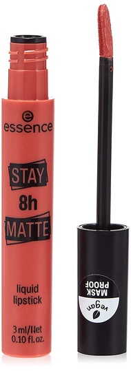 Essence Stay 8h Matte Liquid Lipstick, No. 03 Down To Earth, Pink, Matte, Long-Lasting, Matte, Inten