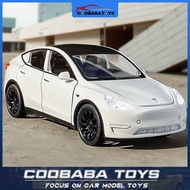 CBB 1:32 Tesla Model Y Alloy Diecast Car Model Toy For Kids Boys Adults Collection Fast Shipping