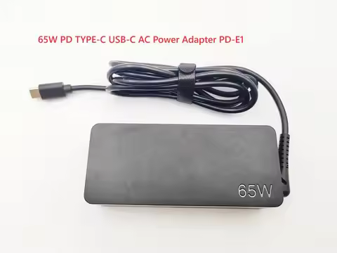 65W PD TYPE-C USB-C AC Power Adapter PD-E1 for Canon EOS R6 R5 R5C RP G5 X Mark II G7 X Mark III for
