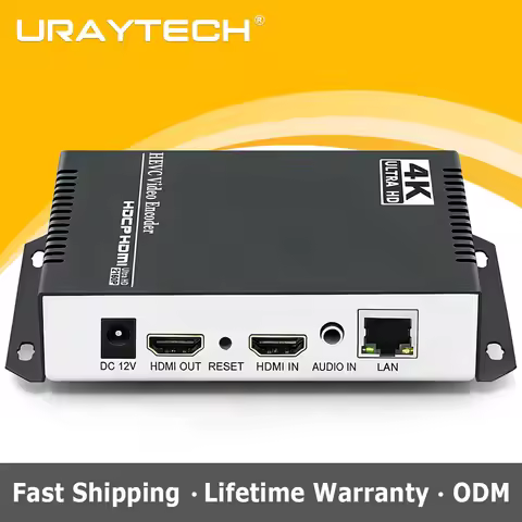 4K 1080P H.265 H.264 UHD HD HDMI Video IP Encoder HLS SRT RTMP RTSP Live Streaming Encoder for IPTV 
