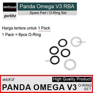 O-Ring Set For Panda Omega V3 Rba | Karet Seal Sil Oring