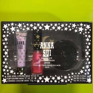 Anna Sui全新正品2010限量魔法星願彩妝包含眼彩蜜+ 唇蜜+腮紅+化妝包01