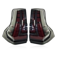 ไฟเบรกไฟท้ายแอลอีดี Bemper Belakang ประกอบไฟรถยนต์1ชุดสำหรับ Toyota Land Cruiser Prado 150 FJ150 GRJ