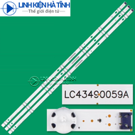 Bộ LED TIVI LG 43UK6340PTF Bộ 3 THANH MỖI THANH 7 LED 3V 43LK5700pta 43LK5700 43UK6340 43LJ550T 43UK