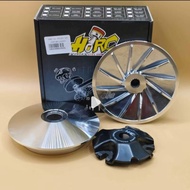 HIRC PULLEY SET FOR/NMAX/AEROX/M3/CLICK125/MIO/