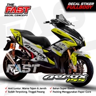 Decal Sticker Variasi Fullbody Aerox 155 VVA Old Ohlins Racing - Dekal Stiker Aerox New Decal Stiker