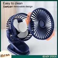 Clip-on Fan Usb Rechargeable Clip-on Fan Portable Usb Rechargeable Mini Clip Fan with Strong Wind and 360 Degree Rotation Quiet Operation Three Gear for Southeast