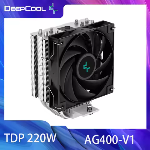 DeepCool AG400 CPU Cooler 12cm Fan 4Pin PWM TDP 220W CPU Heat Sink Air Cooler For Intel LGA1700/1200