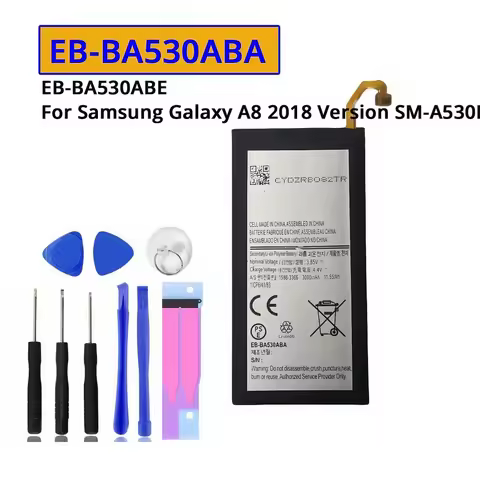 For Samsung Galaxy A8 2018 A530 SM-A530 A530F A530K A530L A530S A530W A530N/DS EB-BA530ABA/E Capacit