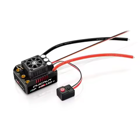 HOBBYWING QuicRun WP 8BL150 G2 3-6S 150A Brushless ESC for 1/8 RC Model Car LCD LED ESC Program Card