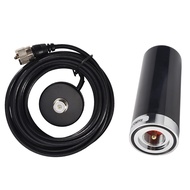 Oppxun Mini Dual Band VHF UHF -N2RS Antenna with Magnetic Mount 5M RG316 Cable for Car Vehicle Mobil