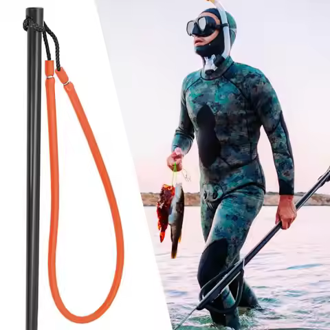 Spear Fishing Equipment Rubber Pole Spear Sling Soft Ice Fishing Accessories With High Elasticity Fo